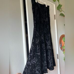 Vintage Velvet Burnout Ralph Lauren Skirt
